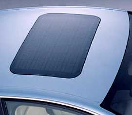 Sunroof with Integrated Solar Collectors